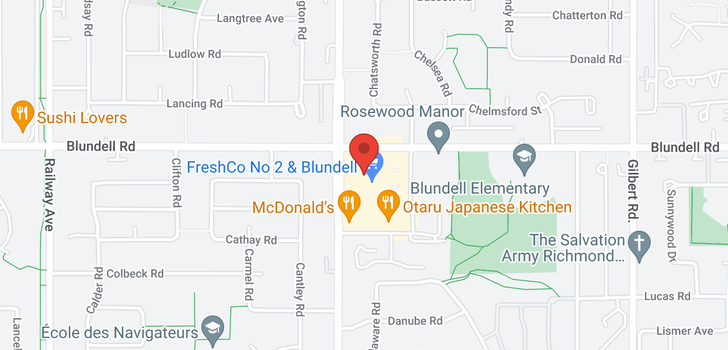 map of 115 6060 BLUNDELL ROAD